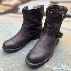 Frye Natalie Engineer Western Bootie Women's size 6